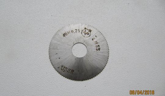 Katkaisuterä 40×0,25×10 mm