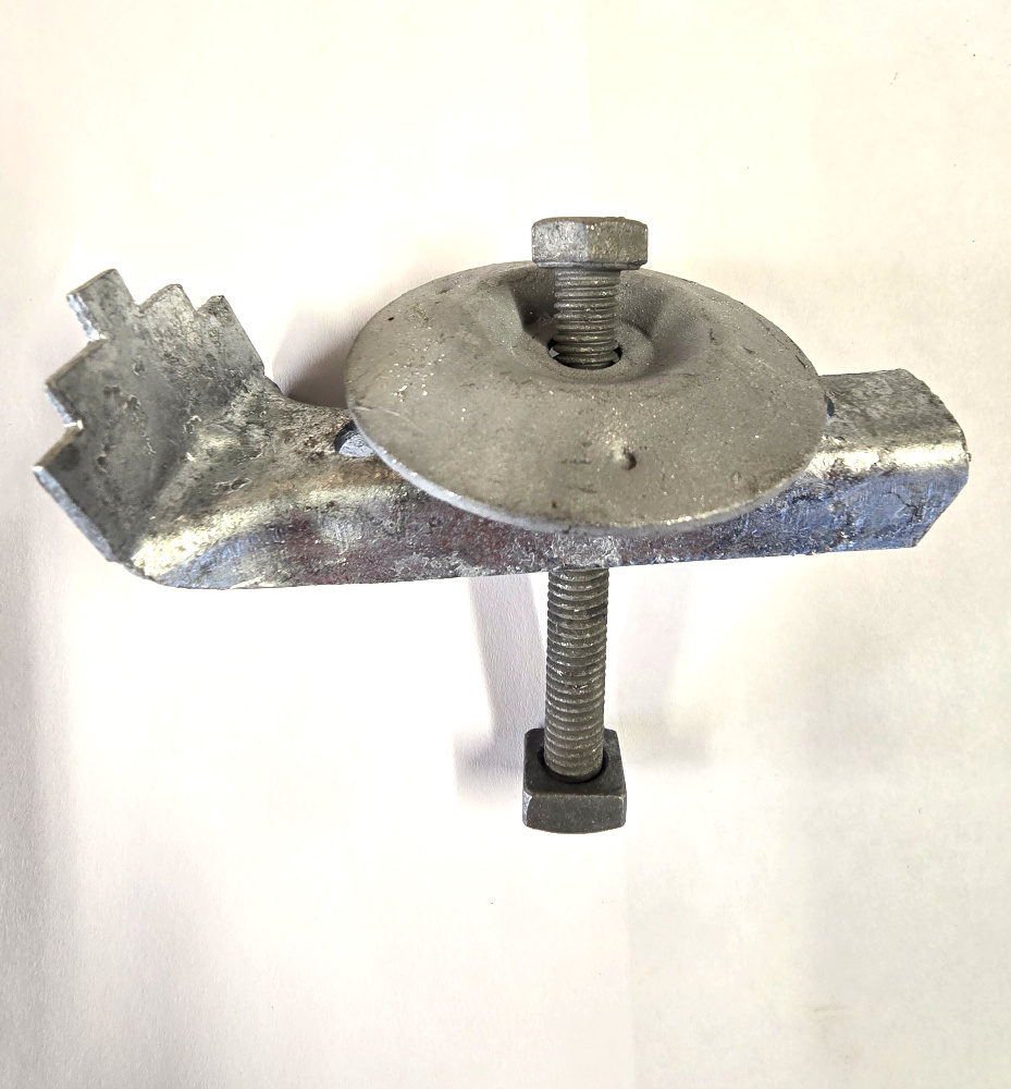 Ritiläkiinnike-elementti 34x76 mm ritilätasoon