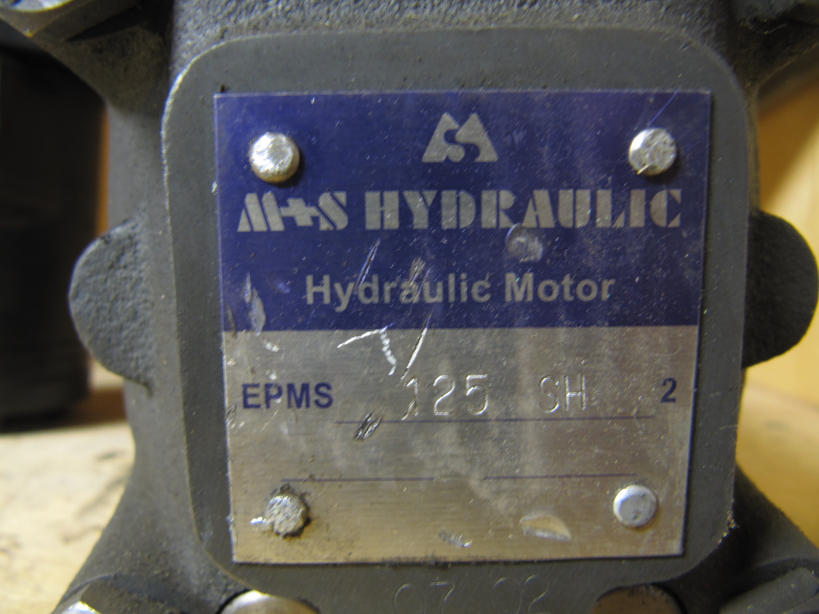 Hydraulimoottori 125 cm3