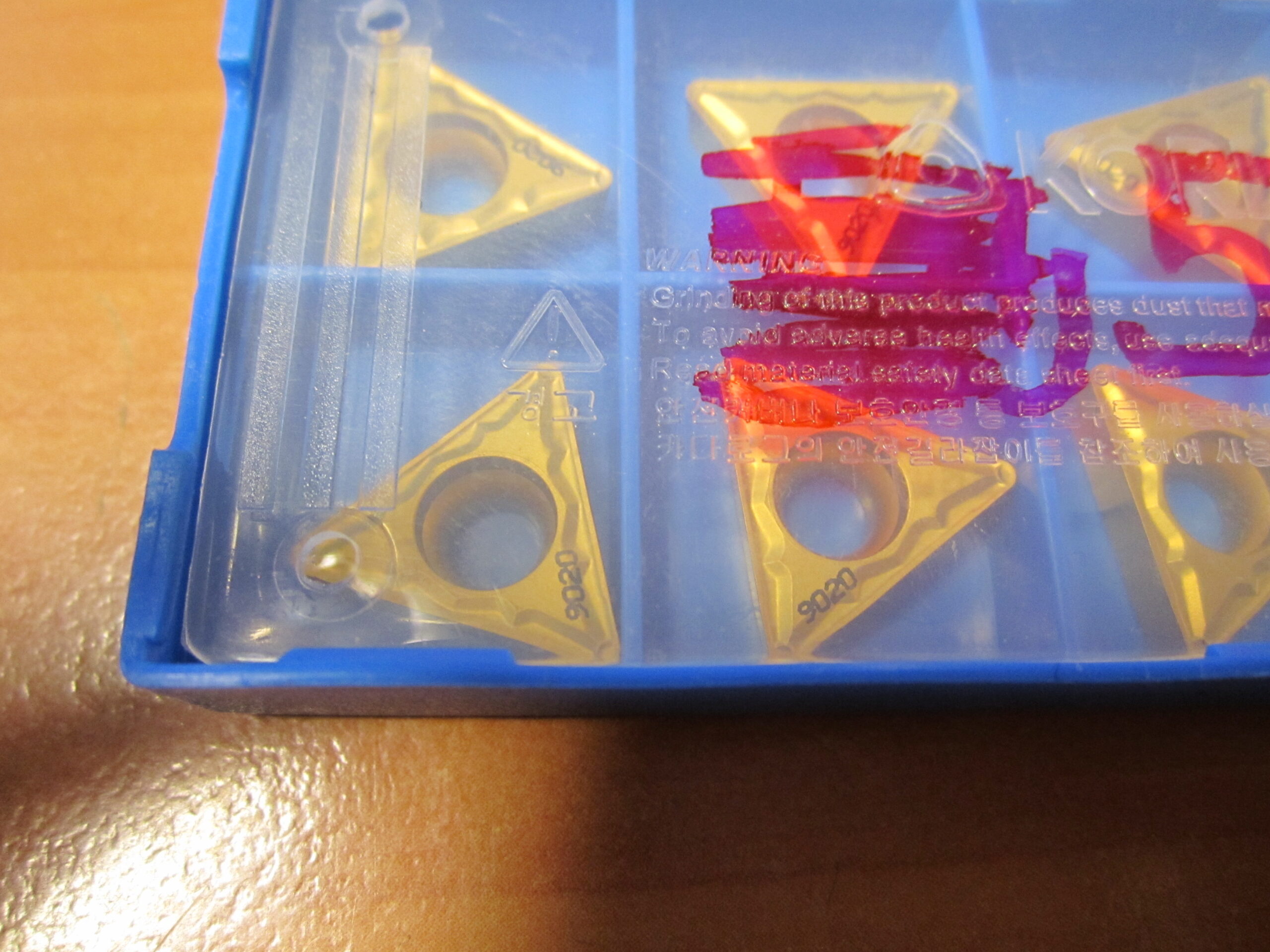 Teräpala TCMT16T308-HMP, Korloy