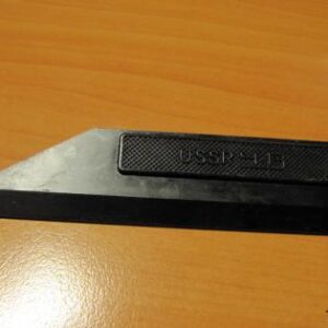 Teräksinen hiusviivain 125 mm