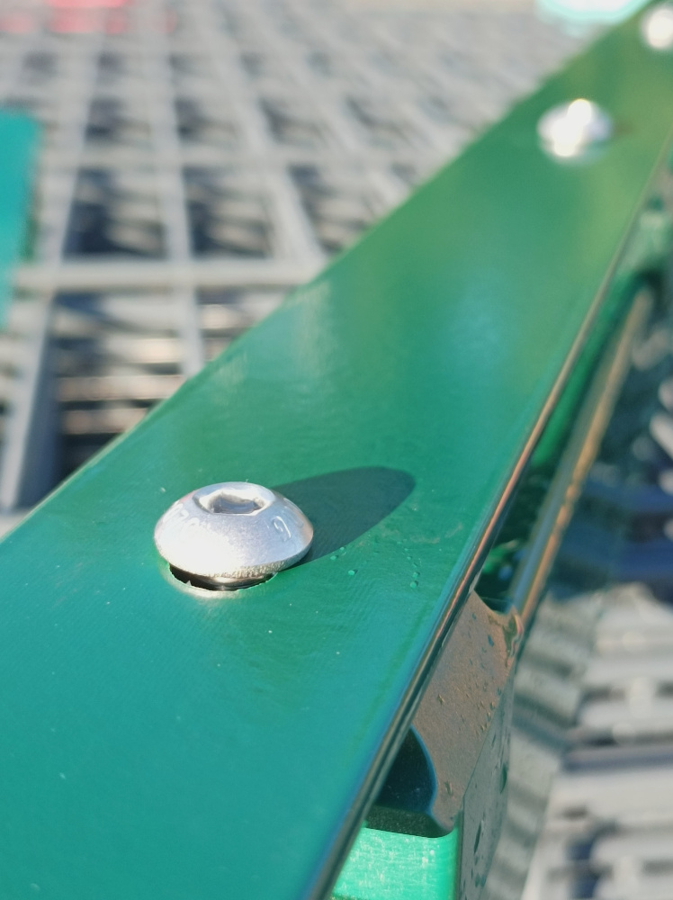 Aitatolppa kolmilanka-aitaelementille 1800mm vihreä