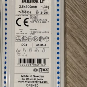 Hitsauspuikko haponkestävä 2,5x300 1,30kg