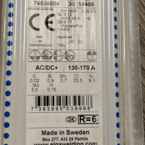Hitsauspuikko haponkestävä 4,0x350 1,86kg
